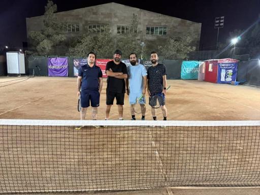 عکس زمین تنیس خاکی