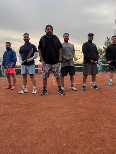 عکس زمین تنیس خاکی