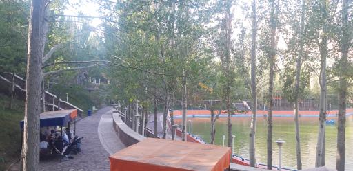 عکس دریاچه مرکز تفریحی اقامتی شرکت نفت