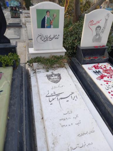 عکس آرامگاه ابراهیم آشتیانی