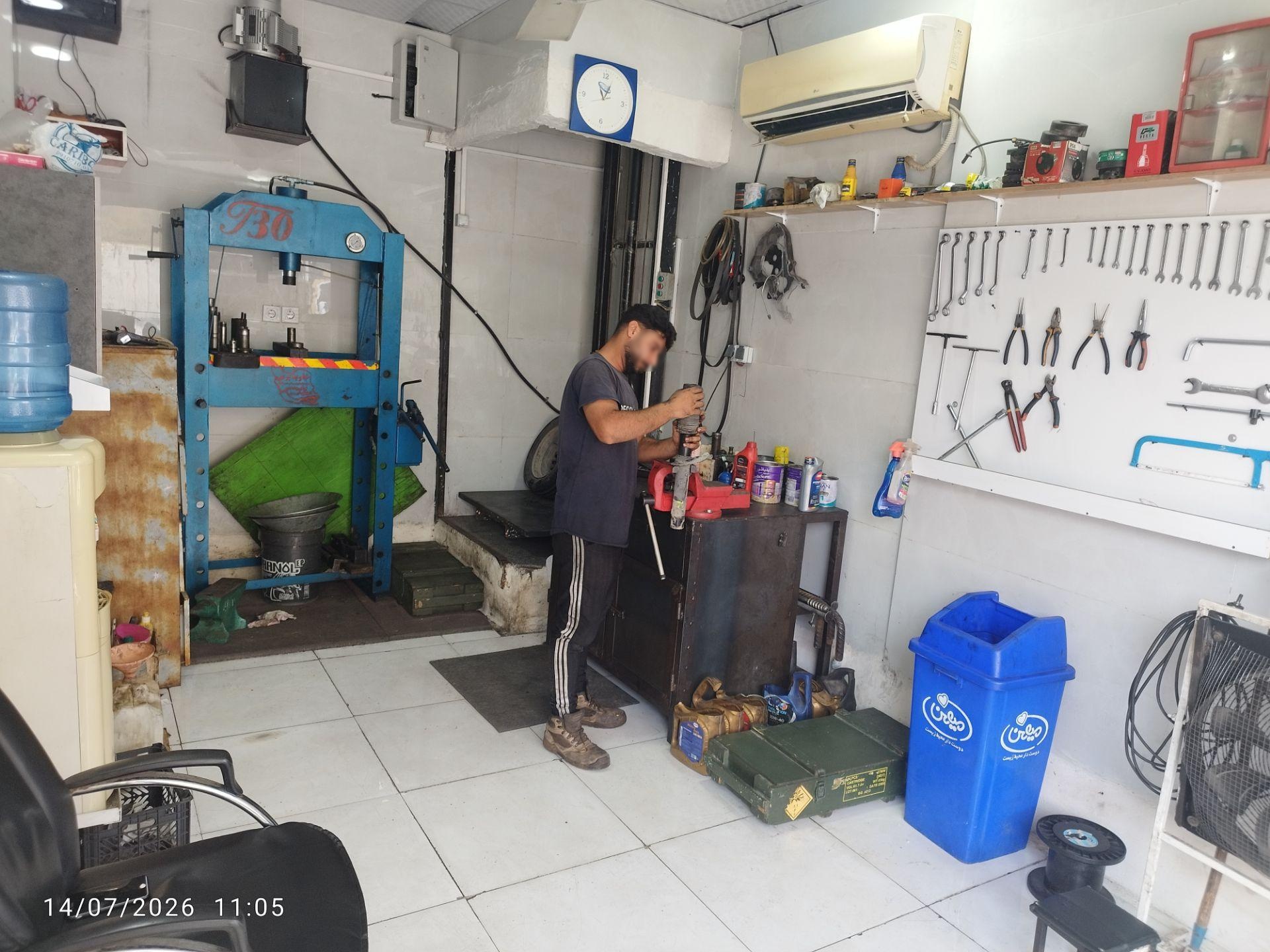 عکس مکانیکی و جلوبندی استاد حسن
