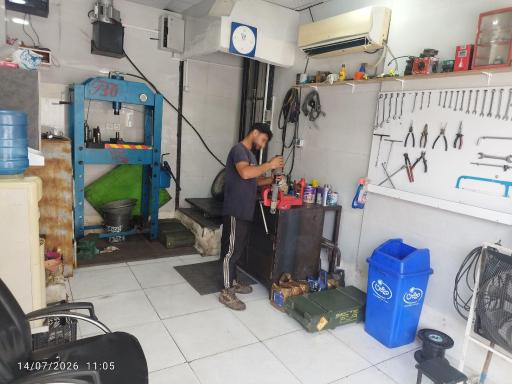 عکس مکانیکی و جلوبندی استاد حسن