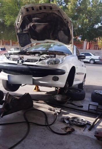 عکس مکانیکی و جلوبندی استاد حسن