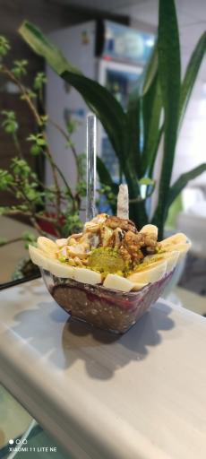 عکس آبمیوه و بستنی بهارنارنج