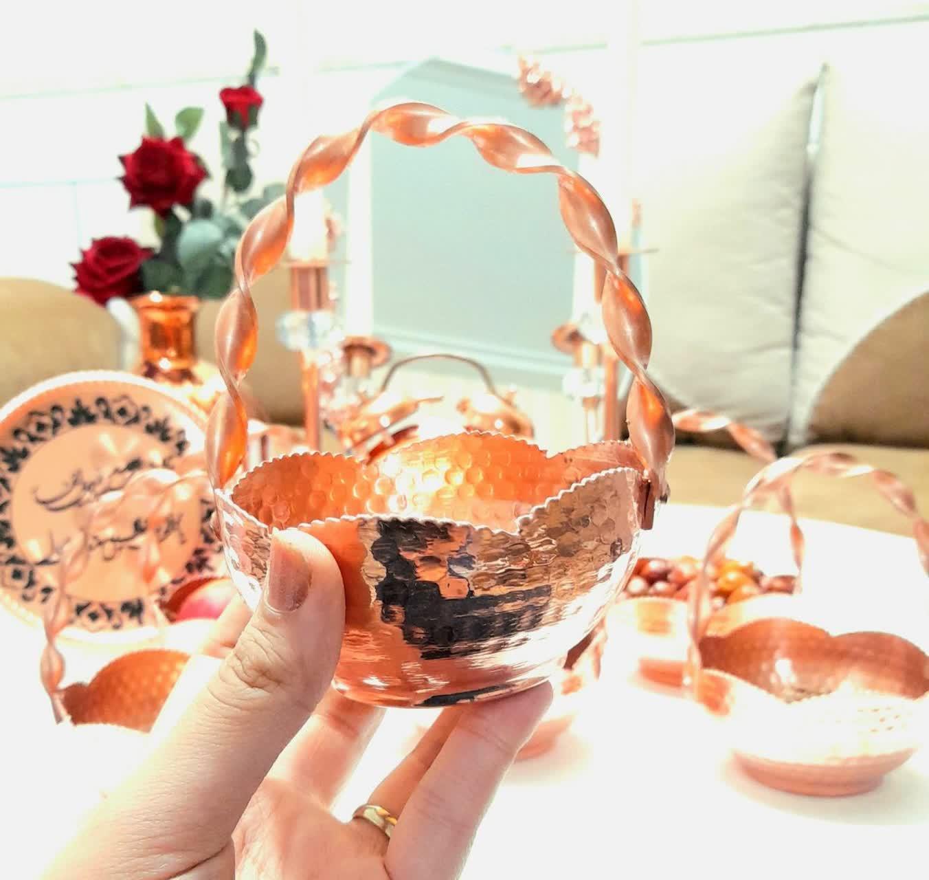 عکس تولیدی ظروف مس زنجان