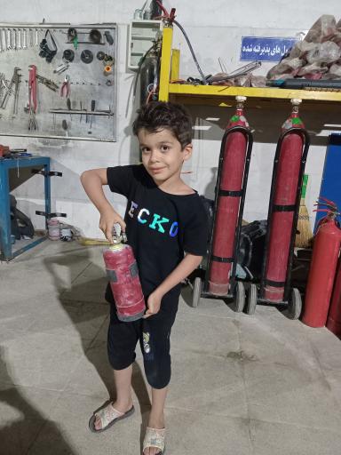 عکس تست مخازن گاز سی ان جی