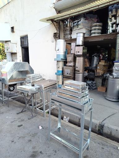 عکس تولیدی منقل و بخاری هیزمی 