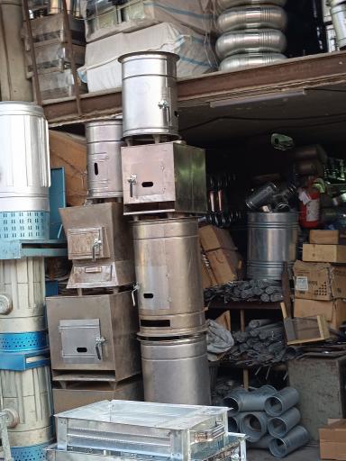 عکس تولیدی منقل و بخاری هیزمی 