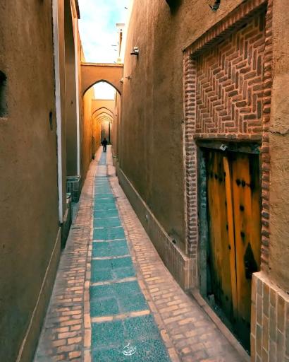 عکس بافت تاریخی شهر یزد(محله فهادان)