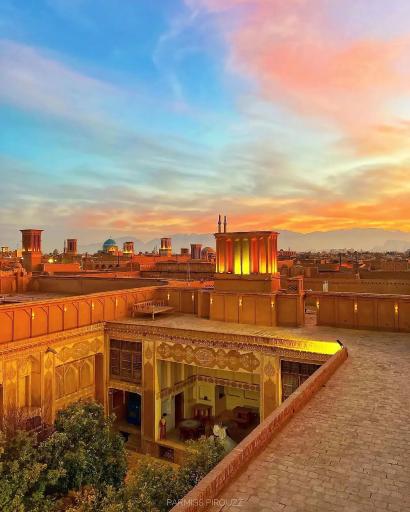 عکس بافت تاریخی شهر یزد(محله فهادان)