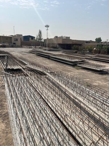 عکس کارگاه تیرچه و بلوک فرافیژایتال 