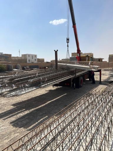 عکس کارگاه تیرچه و بلوک فرافیژایتال 