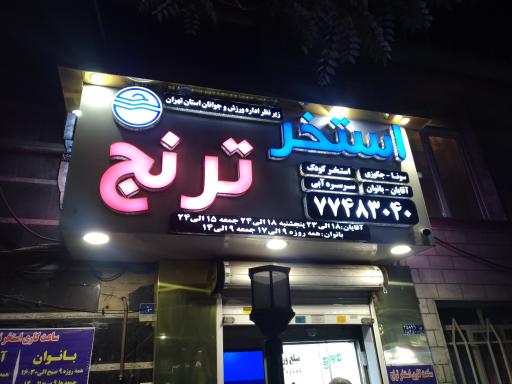 عکس استخر ترنج تهران