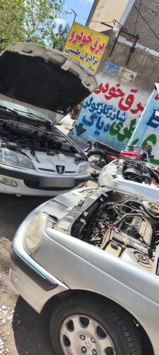 عکس تنظیم برق خودرو و دیاگ برادران طبسی