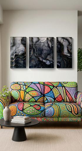 عکس ساعت دیواری رزینی سیاسیاهی