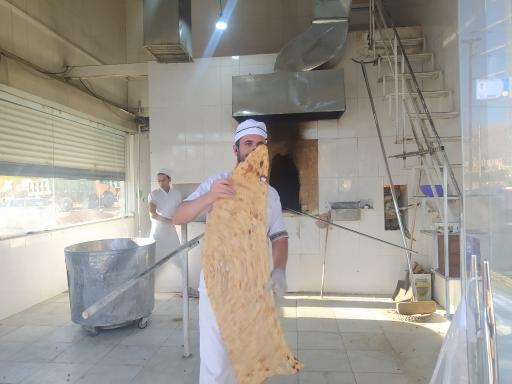 عکس نانوایی سنگک حسینی