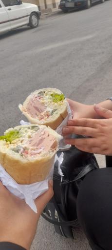 عکس ساندویچ سرد الماس