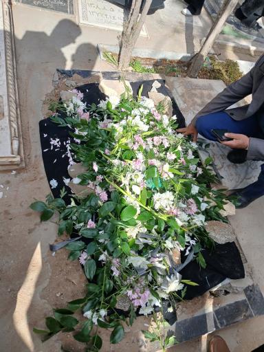 عکس مزار فاطمه ایران منش