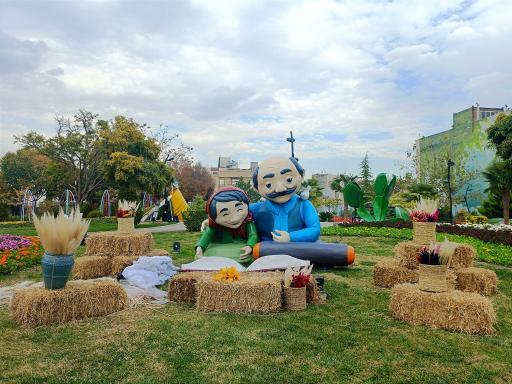 عکس باغ گلها