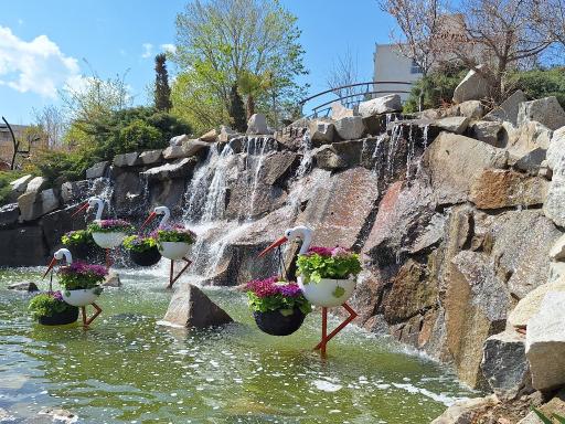 عکس باغ گلها