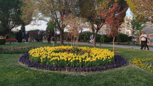 عکس باغ گلها