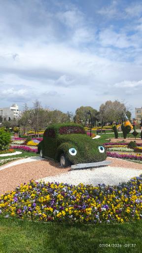 عکس باغ گلها