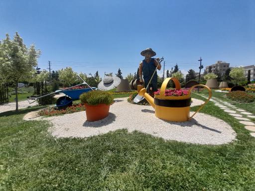 عکس باغ گلها