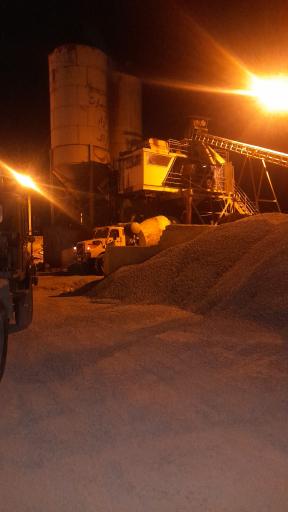 عکس کارگاه بتن راه چینه 