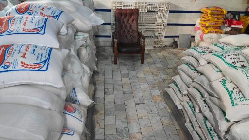 عکس برنج فروشی شالیزار