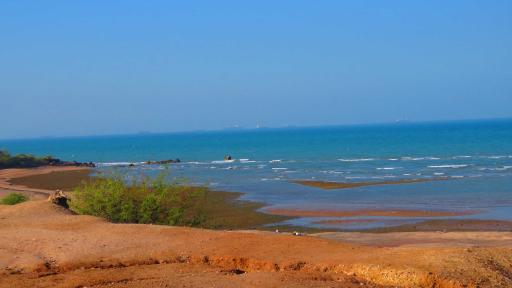 عکس پرتگاه غروب