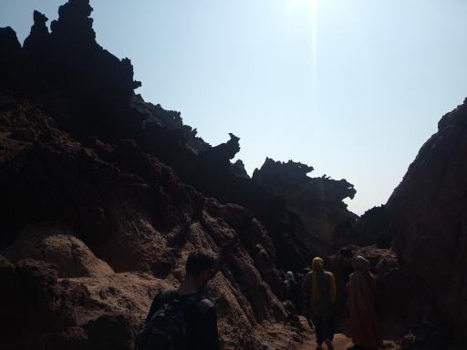 عکس پرتگاه غروب