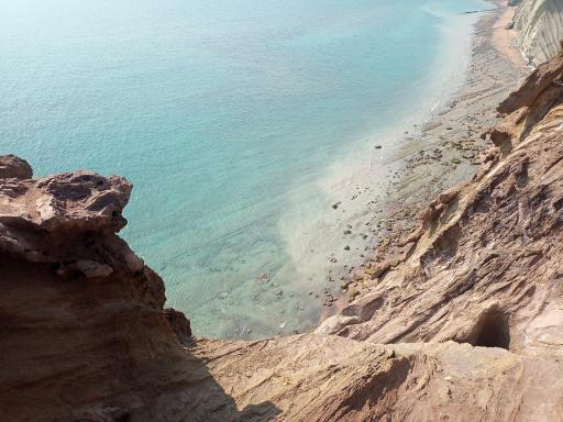 عکس پرتگاه غروب