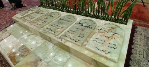 عکس مزار جانباز شهید حسین زمانی