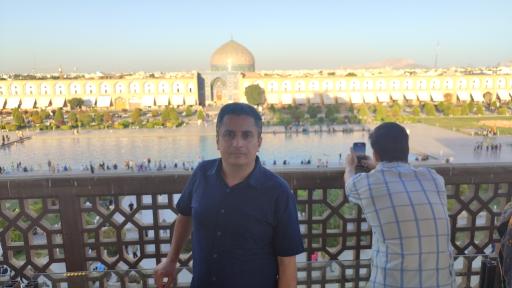 عکس تالار تنگ بری عمارت عالی قاپو