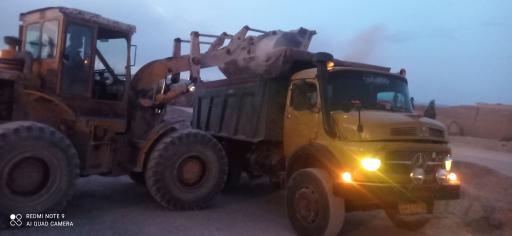 عکس پخش مصالح ساختمانی پروانه وار 