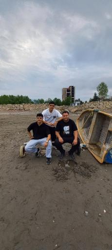 عکس ساحل فرج آباد