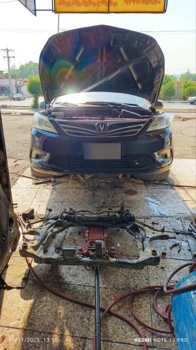 عکس جلوبندی و هیدرولیک فرمان مجتبی تامرادی