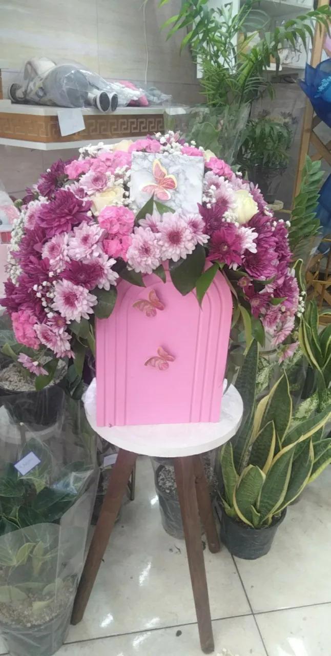 عکس گل فروشی رز نقره ای