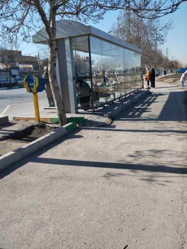 عکس ایستگاه اتوبوس شهید آوینی 14