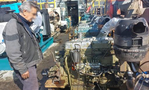 عکس موتور دیزل علی اصغر جعفری