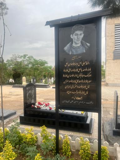 عکس آرامگاه امیرعلی فیروزی پاریزی