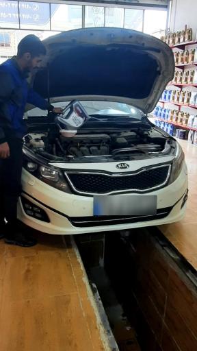 عکس تعویض روغن متین