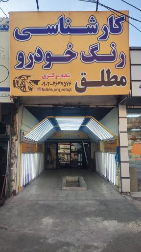عکس کارشناسی رنگ و فنی خودرو مطلق