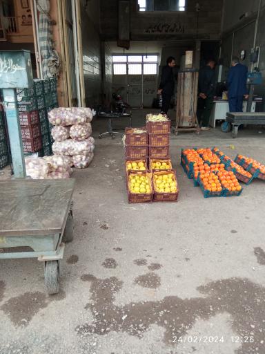 عکس میدان مرکزی میوه و تره بار
