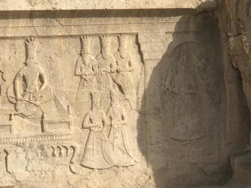 عکس سنگ نگاره فتحعلی شاه شهرری