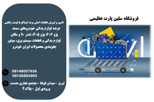 عکس فروشگاه لوازم یدکی عظیمی