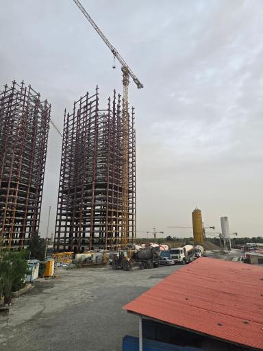 عکس برج نارنج ۴ و ۵ (در حال ساخت)
