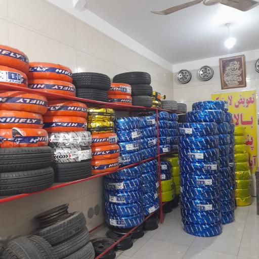 عکس فروش و خدمات رینگ و لاستیک سروستان