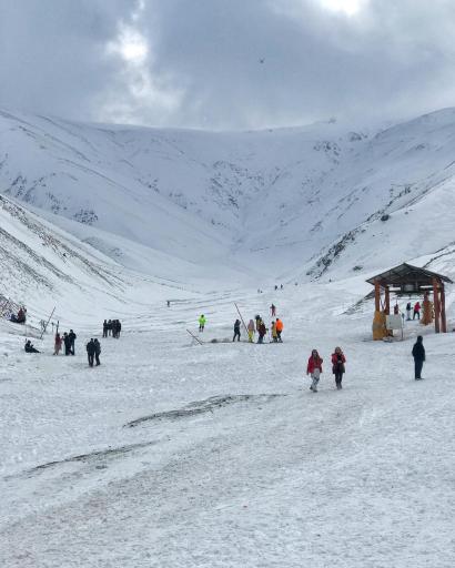 عکس پیست اسکی شیر باد