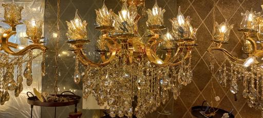 عکس لوستر تابان